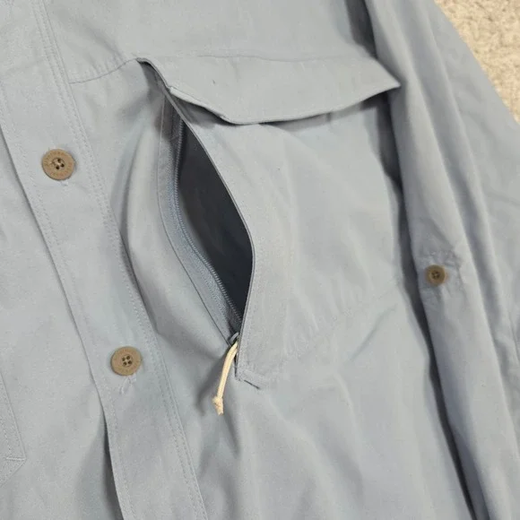 Arborwear‎ Shirt Mens 2XL Double Pocket Long sleeve Tree Climb blue outdoor - Picture 6 of 10